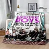 BSB band backstreet boys Print blanket picnic blanket Flannel Warm blankets Soft Cozy Blankets Home travel blanket Birthday Gift 6