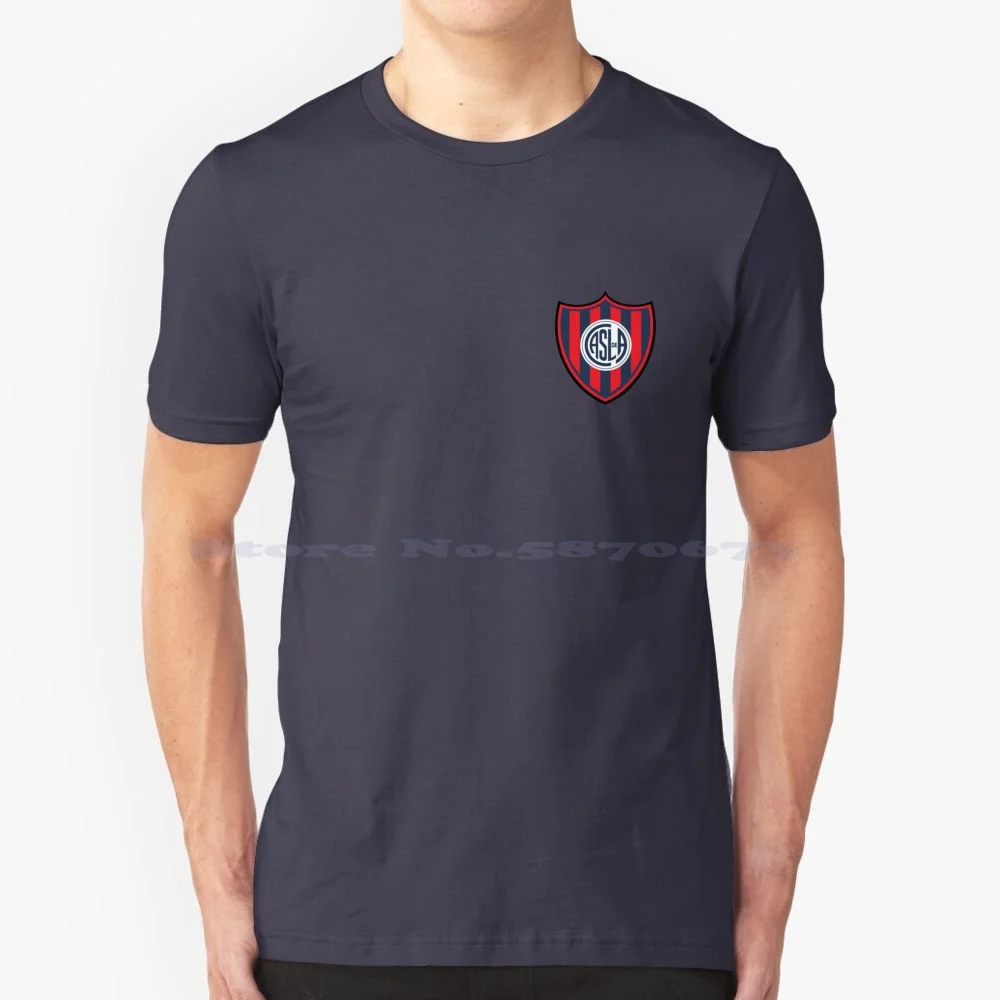 San Lorenzo De Almargo T Shirt 100% Cotone Tee El Iclon El Cuervo Casla Argentina Soccer Team Argentina Futbol Futbol