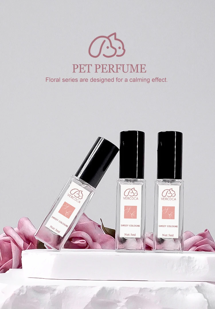 Perfume Original 5ml Sample Floral Scent Alcohol and Paraben Free Perfume Tester Mini Dog for Pets and Kids