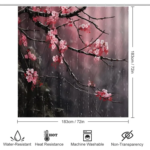 4pcs cherry blossom shower set 2