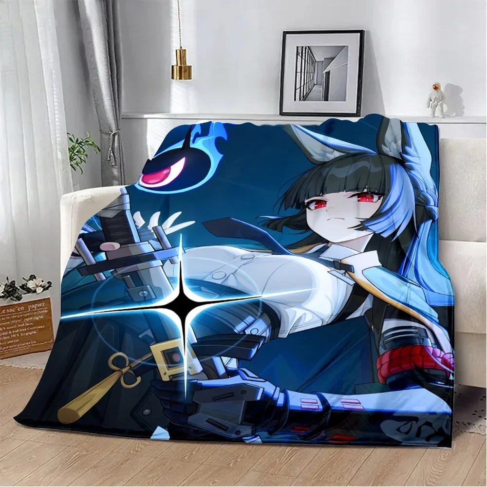Zenless Zone Zero ZZZERO ZZZ Nicole Printed Blanket Picnic Blankets Warm Blanket Soft and Comfortable Home Travel Birthday Gift 2