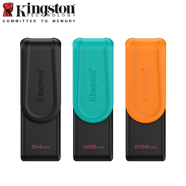 New Kingston DTXS USB 3.2 Flash Drive 64GB 128GB 256GB Colorful Cap Pen Drive Max 100Mb/s Memory Stick U Disk for Computer 1