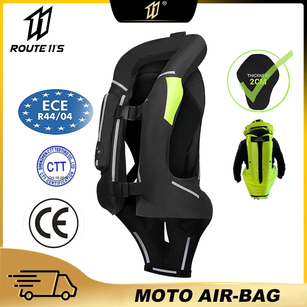 Giubbotto Airbag Moto Giacca Moto Giubbotto Di Sicurezza Riflettente Gilet Motociclista Moto Airbag Da Corsa Airbag Protettivo Motocross