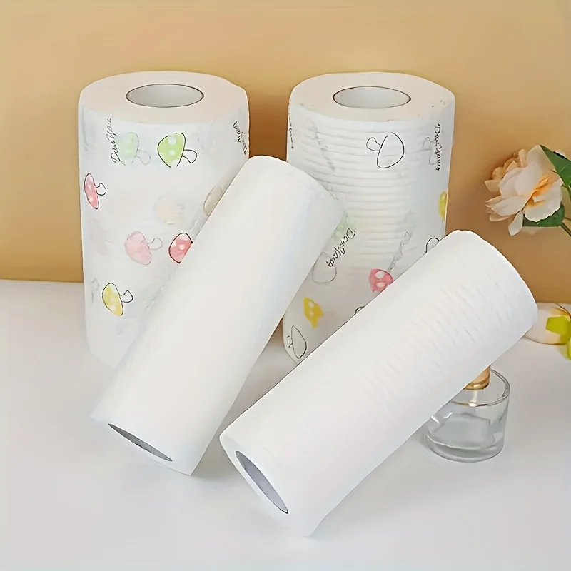 Dual Use Disposable Kitchen Towel Roll
