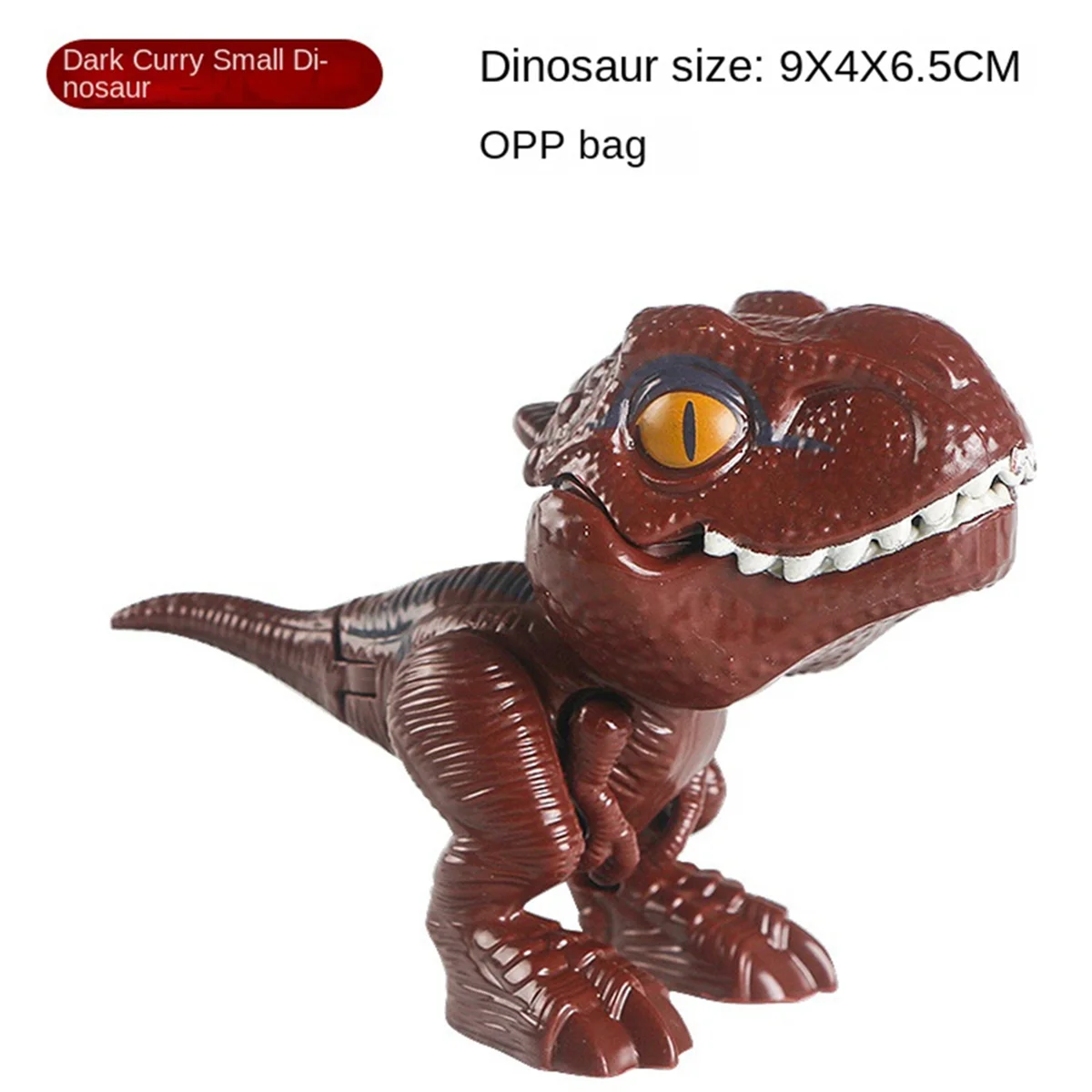 Children'S Dinosaur Egg Finger Biting Toys Simulation Tyrannosaurus Tyrannosaurus Dinosaur Boy Funs Toys Dark Brown
