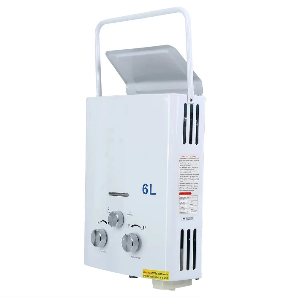 6L Propane Gas LPG Tankless Instant Hot Water Heater Boiler with Shower  Head CE / ISO Approved - AliExpress
