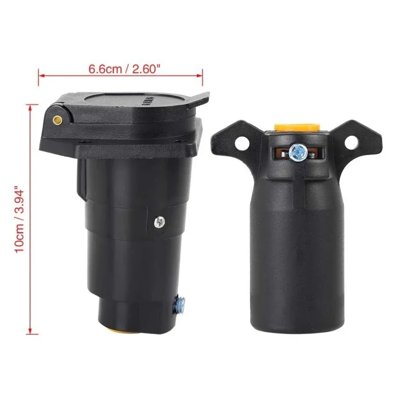 7 Way Trailer Plug Waterproof Trailer Wiring Harness 7 Pin Connector trailer socket trailer plug socket trailer plug