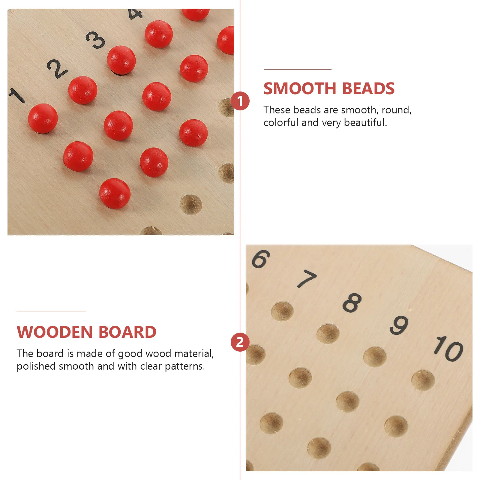 1 세트 곱셈 보드 교육용 나무 몬테소리 수학 학습 게임 어린이 생일 크리스마스 선물 곱셈 훈련