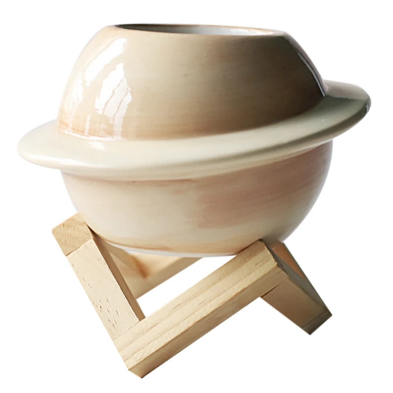 

Новый креативный керамический горшок планета, семейный настольный декор, мини-цветочный горшок для растений, сада