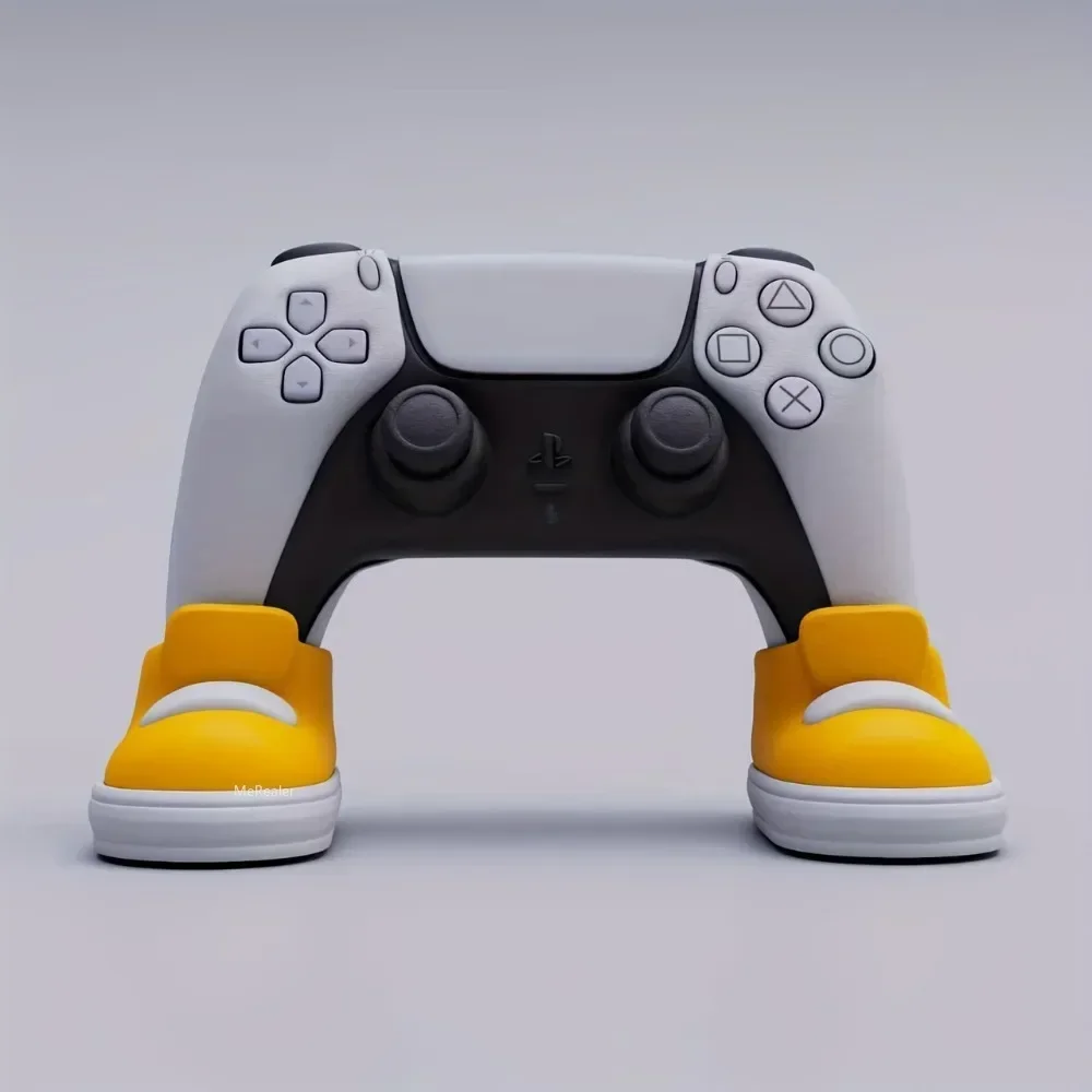 Coppia di supporti per controller creativi a forma di scarpa - Supporto per gamepad colorato per decorazioni di giochi per console - Image 3