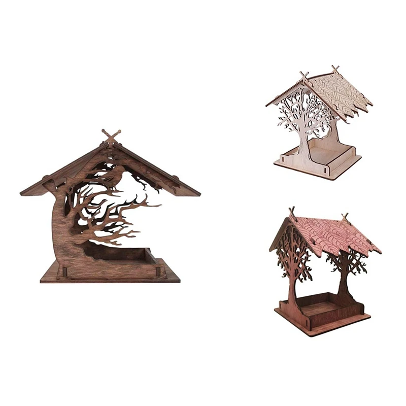 

Деревянная поилка для птиц, подвесная поилка для сада, внешняя поилка для птиц на крыше