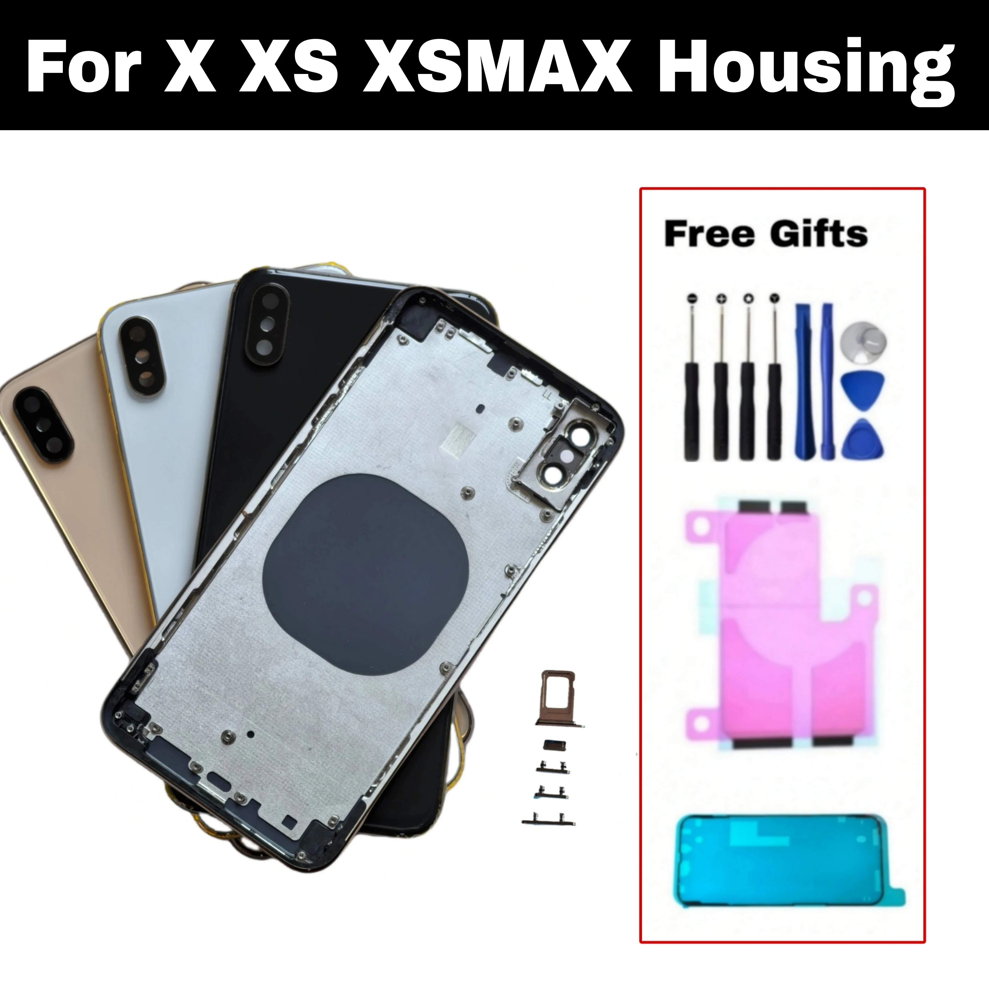 Back Housing For iPhone X XS XSMAX Shell With Rear Cove