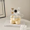 Table Storage Shelf Organizer Storage Tray Decorative Plate Jewelry Tray Key Trays Aromatherapy Plate Dim Sum Dish Snack Plates 2