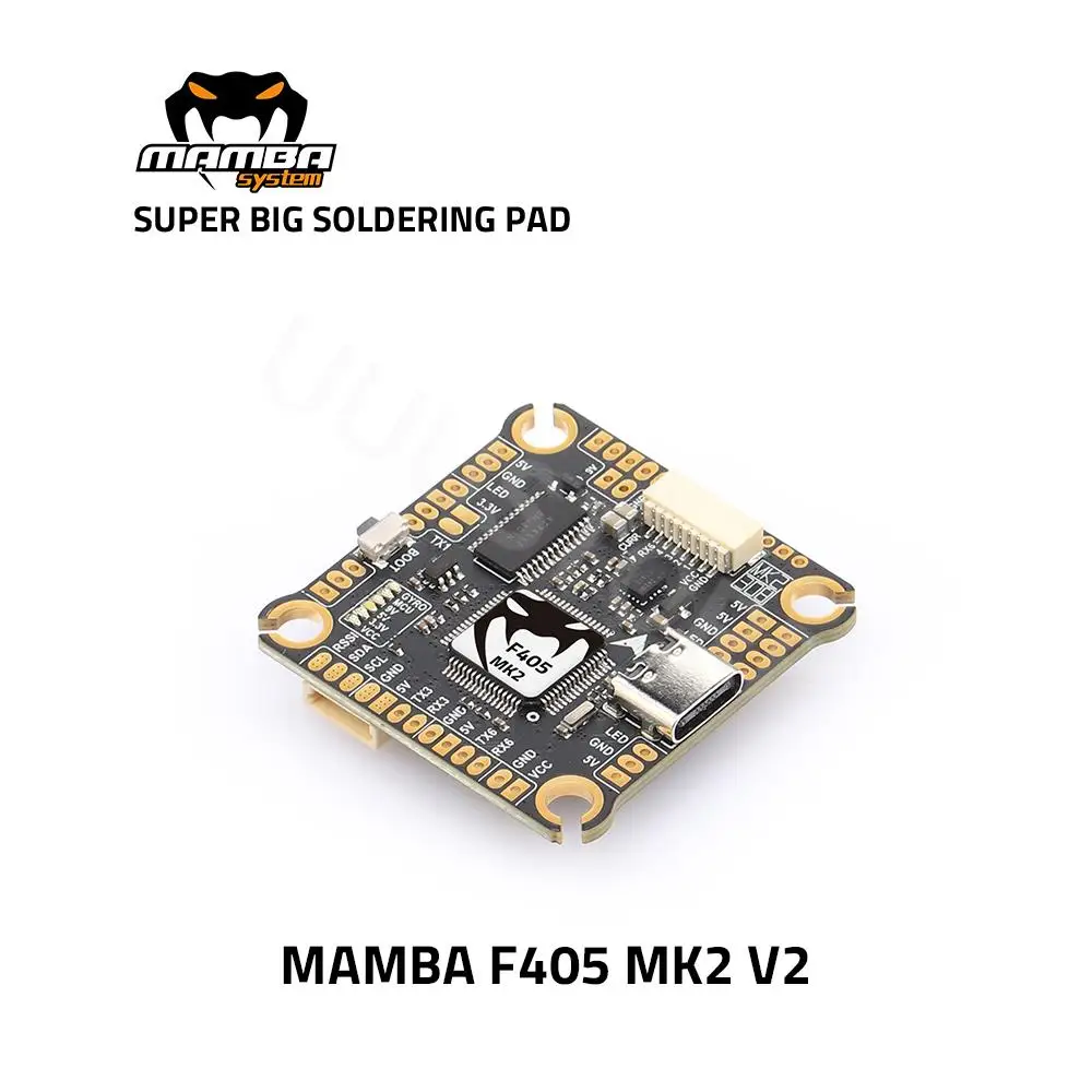 디아토네 맘바 F405MK2 V2 비행 컨트롤러 베타플라이트 F4 OSD VTX 30mm 포함 RC FPV 레이싱 드론용