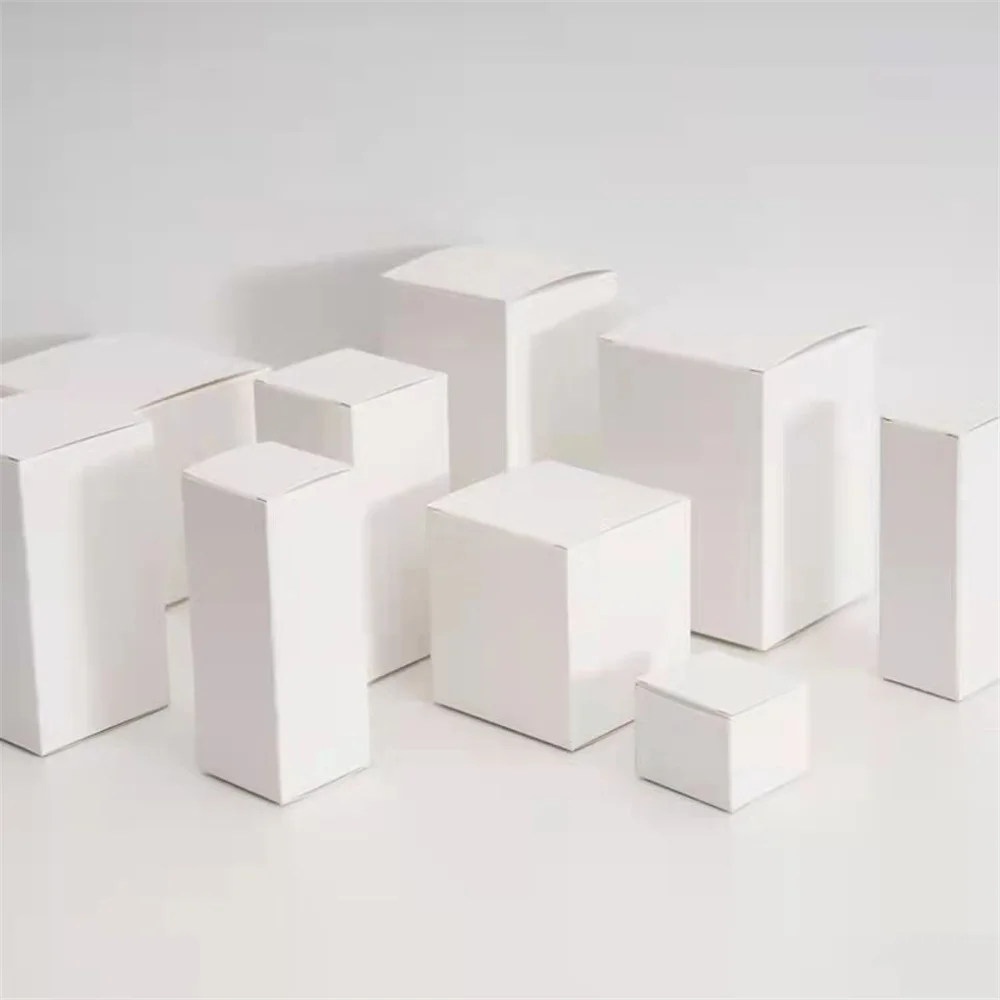 

50pcs Natural Brown Kraft Paper Packaging Box Cajas de Carton Box Soap Packaging Box Wedding Favors Candy Gift Box