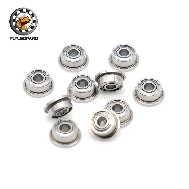 Miniatura Flange Rolamento Rolamentos de Esferas Abec7 Mf63 Mf63 3x6x2.5 mm 10 Pcs