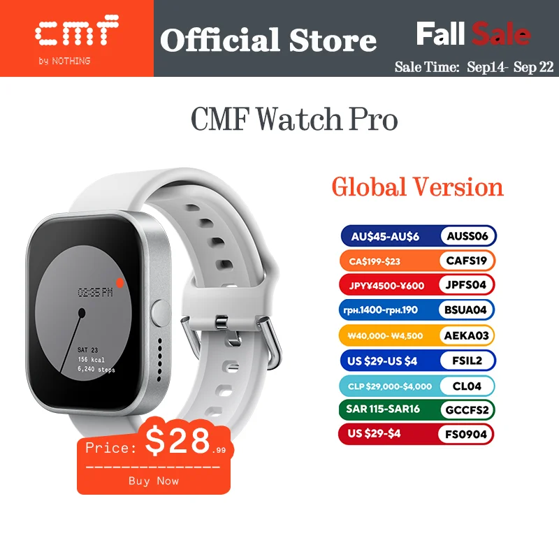 Globalna wersja CMF by Nothing Watch Pro 1,96