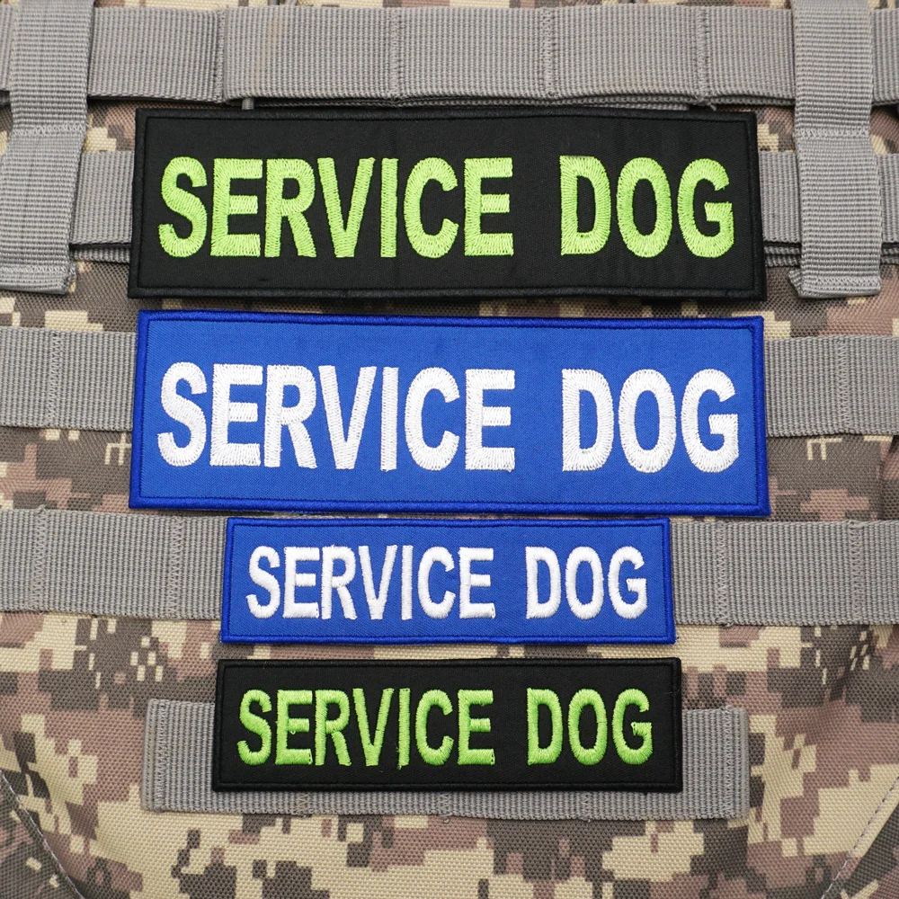 SERVICEDOGMilitaryTacticalEmbroideredPatchesArmbandBackpack