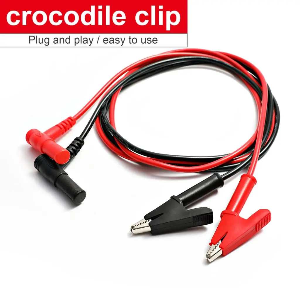 1000V 20A Probe Test Lead for Digital Multimeter,crocodile Clip, Needle Tip Meter, Multimeter Tester Lead Probe Wire Pen Cable