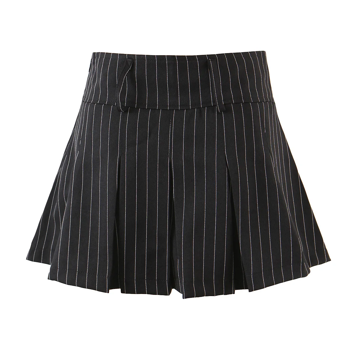 

Vintage college style sexy high waist striped pleated skirt woman slim fit kawaii short mini skirt for girl spring summer 2022