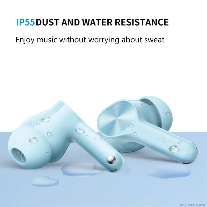 Wireless Noise-Cancelling HiFi Stereo Earbuds with HD Mic and Extended Battery Life