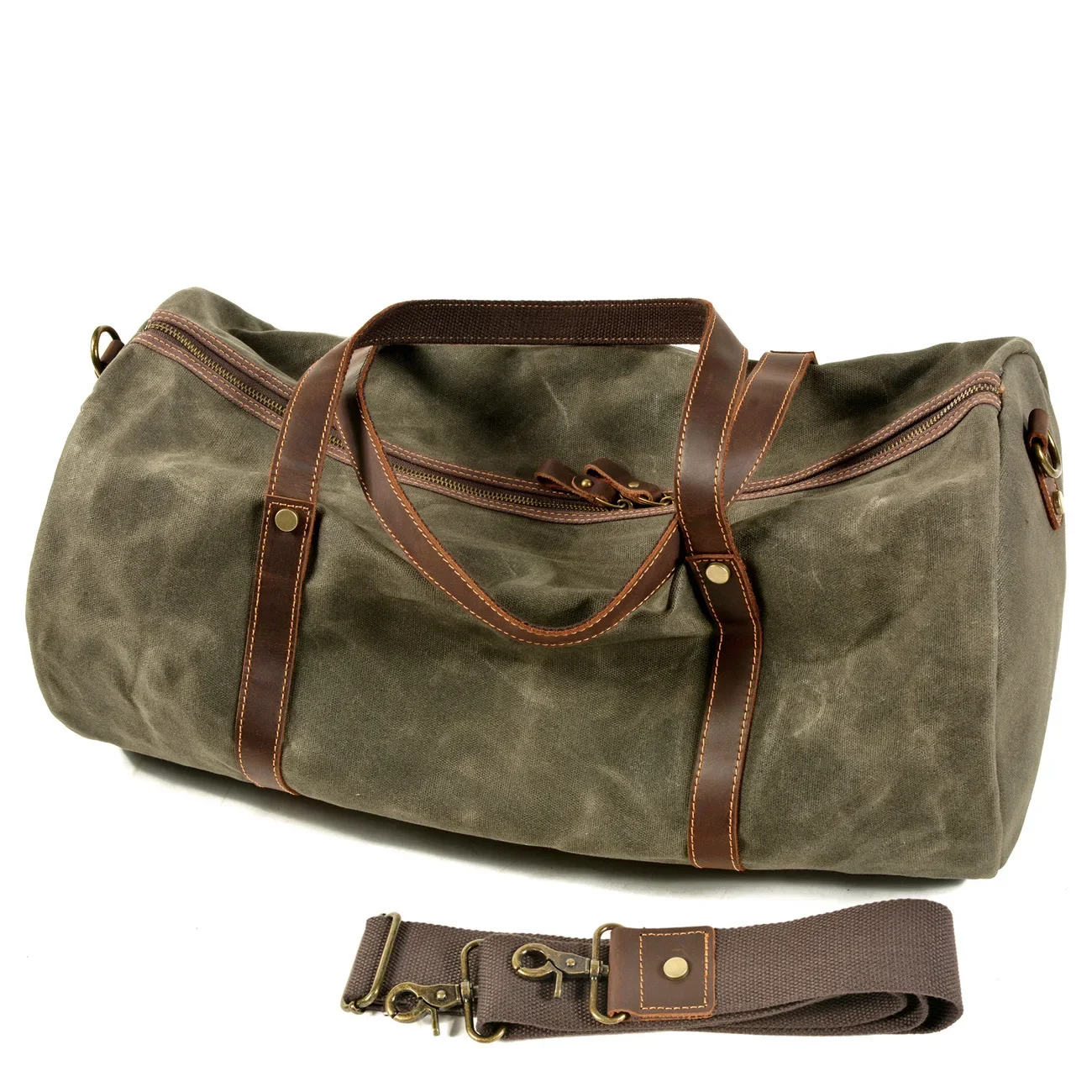 retro folding travel bag portable large capacity waterproof fitness bag large capacity leisure outdoor shoulder