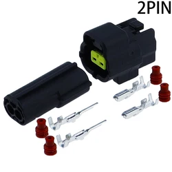 Denso Waterproof Automotive Connector Plug with Terminal - Leak - Proof Electrical Socket for Vehicle Wiring Harnesses (2PIN)