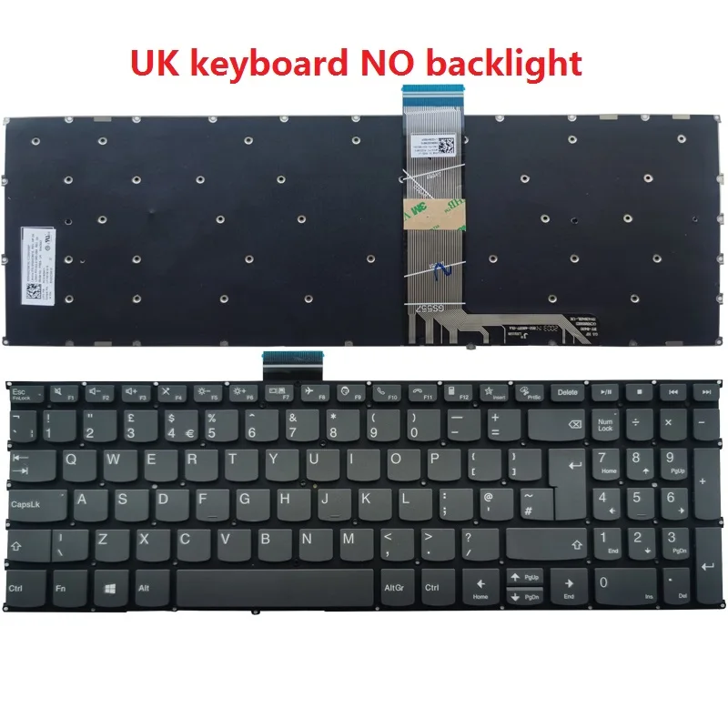 Teclado do Portátil para Lenovo Ideapad 315itl6 3-15ada6 3-15alc6 Russo us uk Azerty Francês Espanhol Latim Novo - Imagem 5