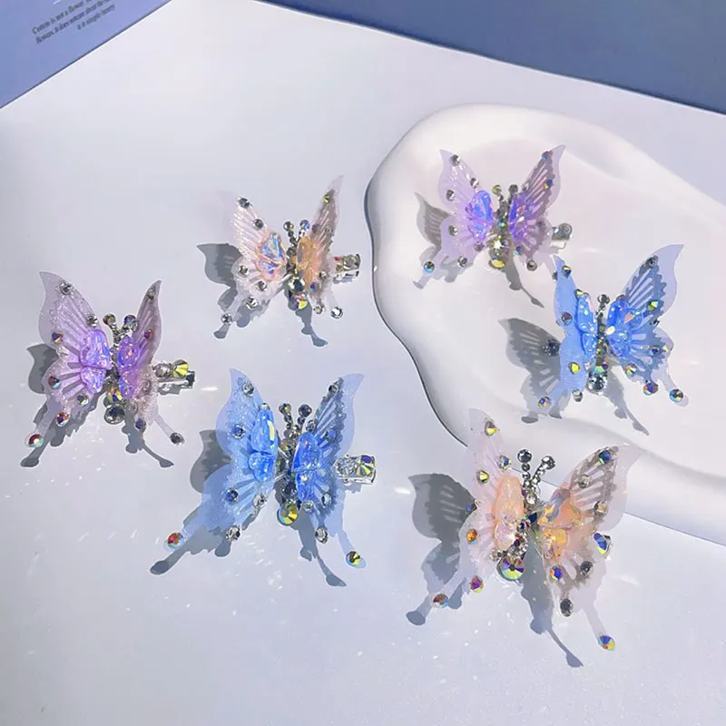 

Hair Clip New Accessories Pearl Hairpin Butterfly Girl Tassel Hair Barrettes
