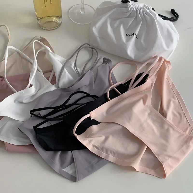 

New Thin Belt Hollow Out Sexy Ice Silk White Women's Underwear Women's Summer Ultra-thin Elastic Girl Simple Low Waist Panties