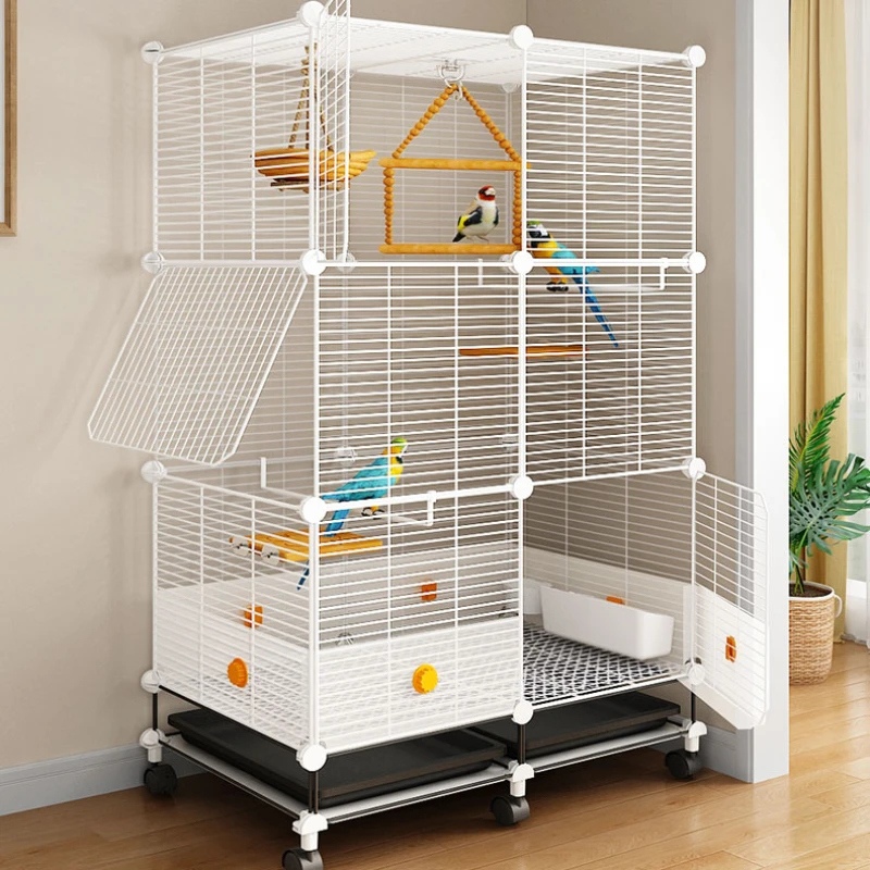 

Window Feeder Parrot Bird Cages House Nest Backpack Habitat Decoration Bird Cages Large Gabbia Pappagallo Bird Supplies RR50BN