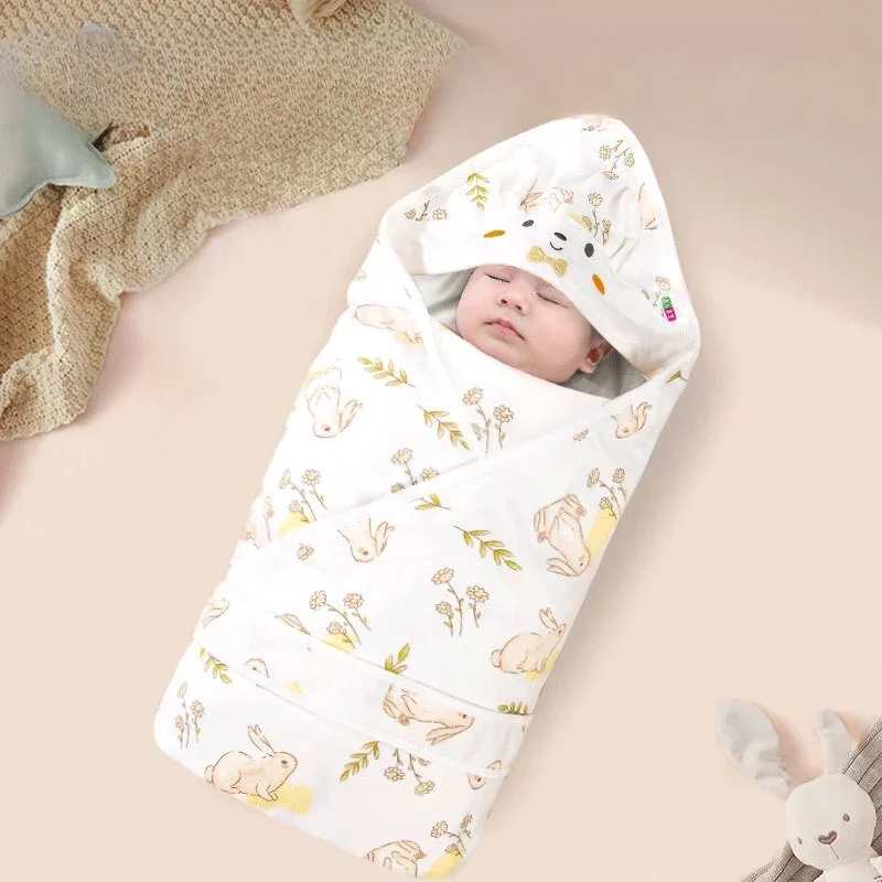 Newborn Wrapping Single Swaddling Neonatal Room, Neonatal Thin Cotton Quilt, Baby Quilt, Spring and Summer Double Tole