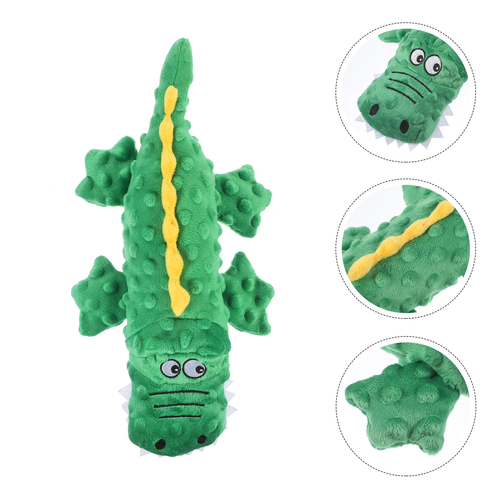 

Pet Puppy Chewing Toy Puppy Teething Plaything Crocodile Shaped Biting Chew Toy