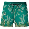 Summer Woods Peacock Short Pants Women Men 3D Printed Swimsuit Swim Trunks Beach Shorts Skateboard Sport Cool Gym Ice Shorts 3