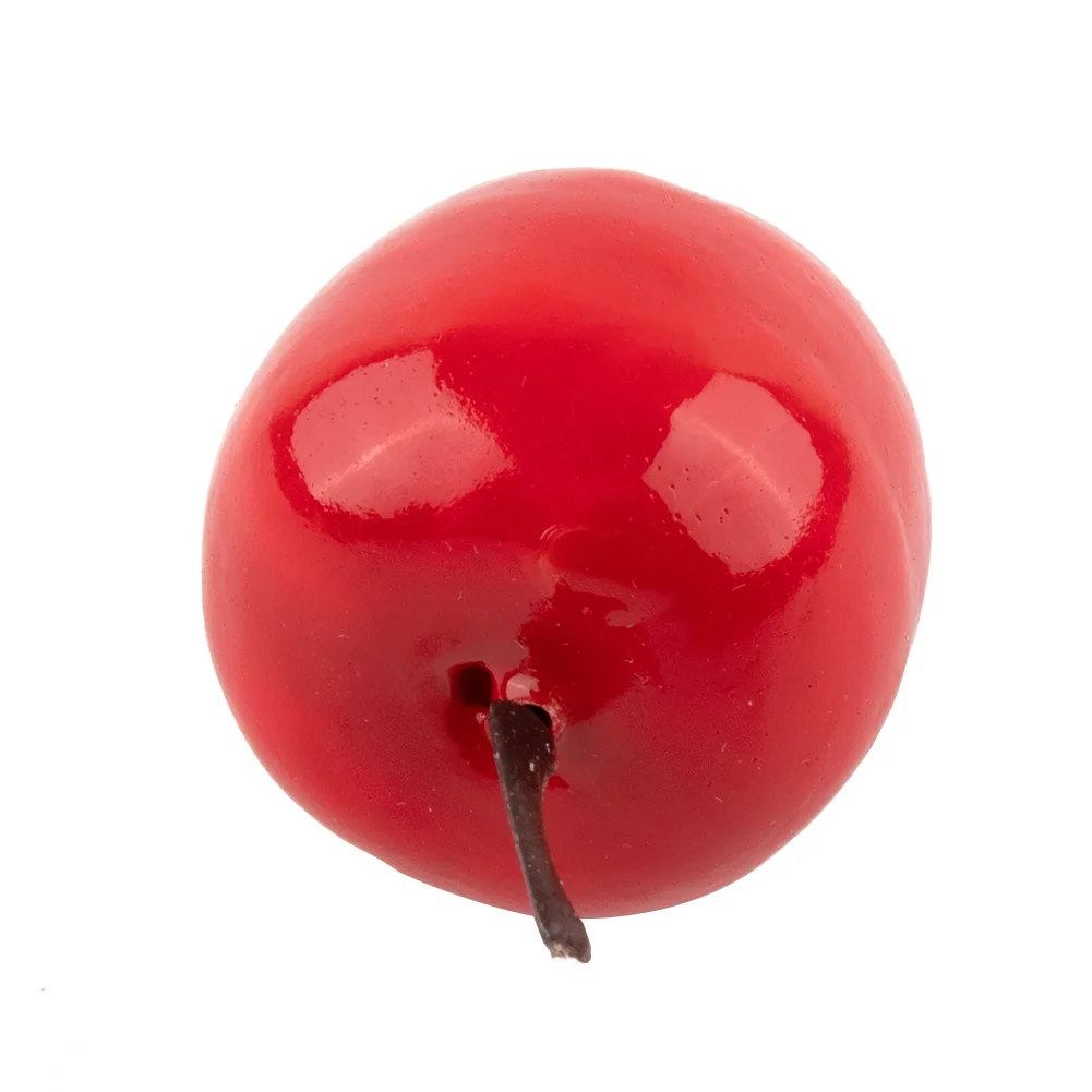 20pcs Rot/Grün Mini Künstliche Apple Gefälschte Obst Simulation Lebensechte Ornament Dekor Home Küche Party Weihnachten Dekoration – Detail 11