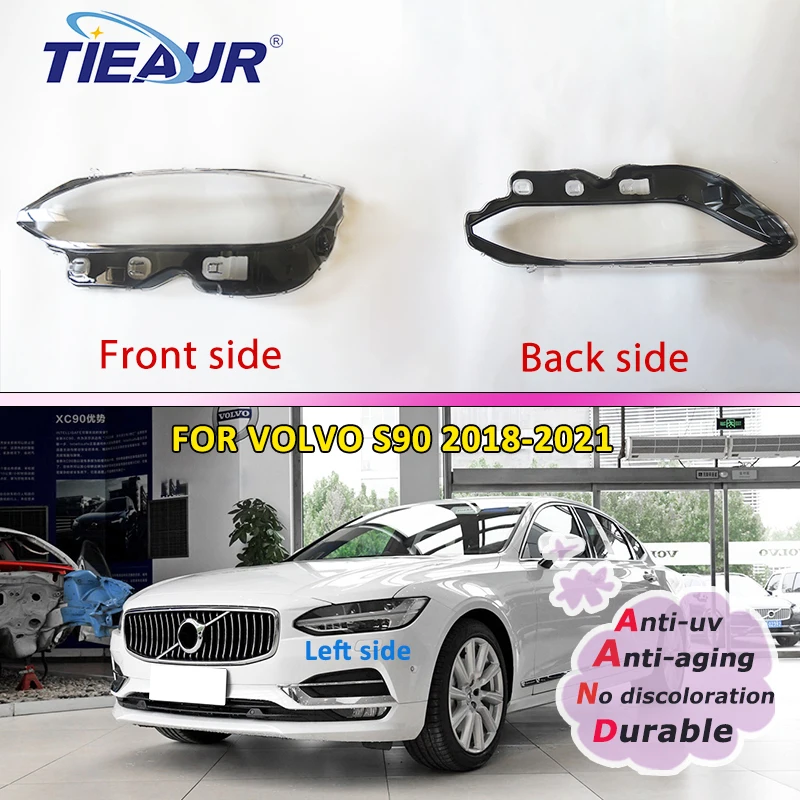 

Налобный фонарь, крышка объектива, налобный фонарь, замена передсветильник, автомобильный корпус для Volvo s90 2018 2019 2020 2021