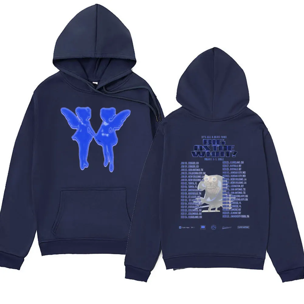 Vintage Drake for All The Dogs Scary Hours Edition Album Cover Tour 2024 New Hoodie Men Women's Long Sleeve Hooded Sweatshirts