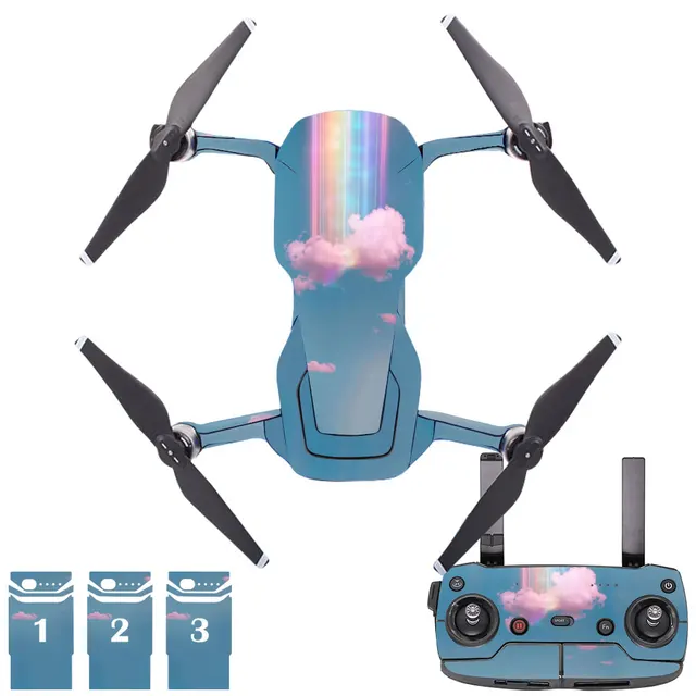 Remove Watermark Dji Watermark More Design For DJI Mavic Air Skin  Protective PVC Stickers For DJI