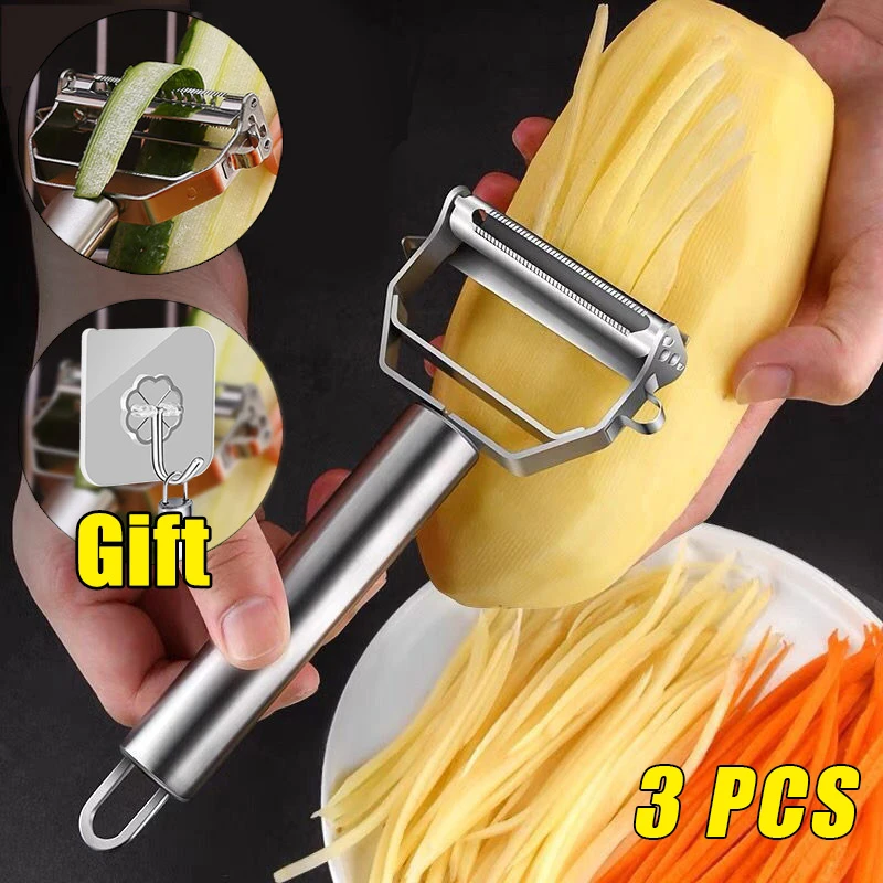 Cute Kitchen Creative Fruit Vegetable Peeler Cartoon Cute Plastic Stainless  Steel Convenience Kitchen Accessories Utensil Gadget - AliExpress