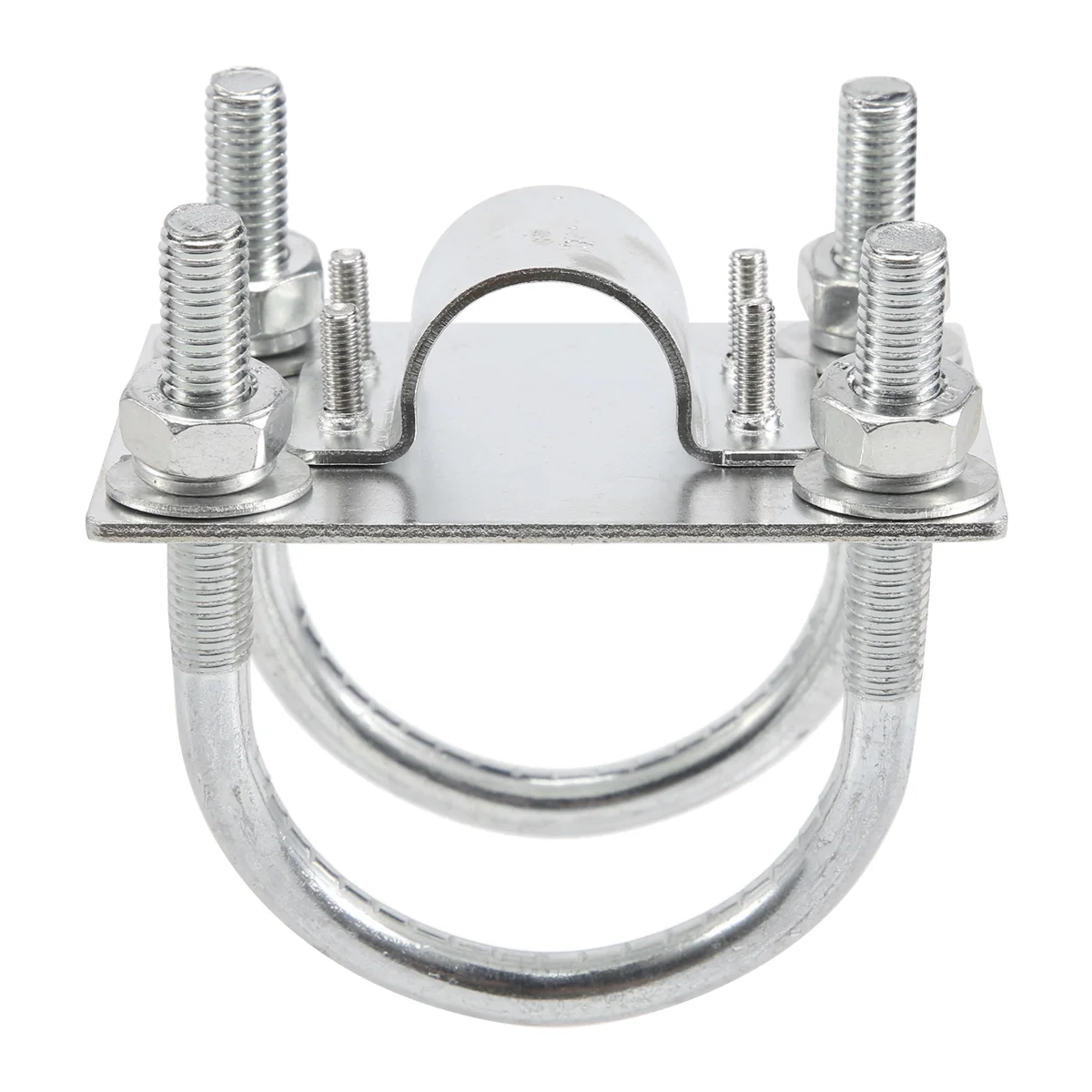 Antenna Clamp Antenna Mast Bracket U-Bolts Anti-Rust Panel Pipe Mounting Hardware For Outdoor LoRa Antenna Helium