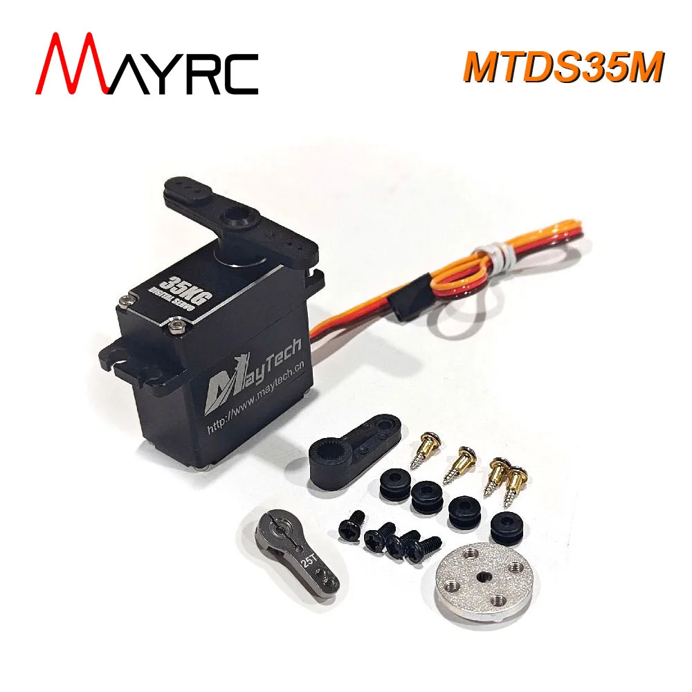 Mayrc 0.07Sec/60 Gradi A 8.V Servomotore Digitale 35 Kg/Cm Ingranaggio In Metallo Ad Alta Velocità Per Bracci Meccanici Robot Fuoristrada Per Auto