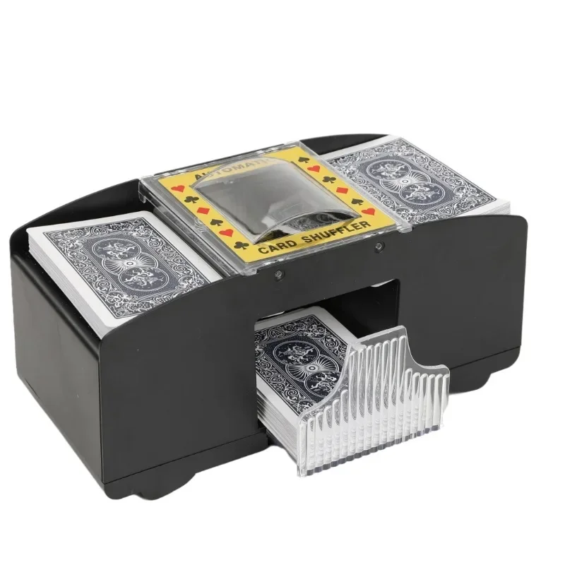 Automatic Card Shuffler Playing Card Dealer Shuffling Machine Casino Shuffler for UNO Blackjack Texas Hold'em Poker Cards card shuffler