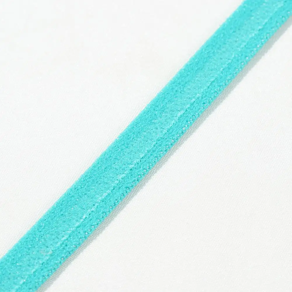Women Men Rubber Sweatband Candy Color Elastic Headband Sport Anti-slip Head Wrap Yoga Hair Bands