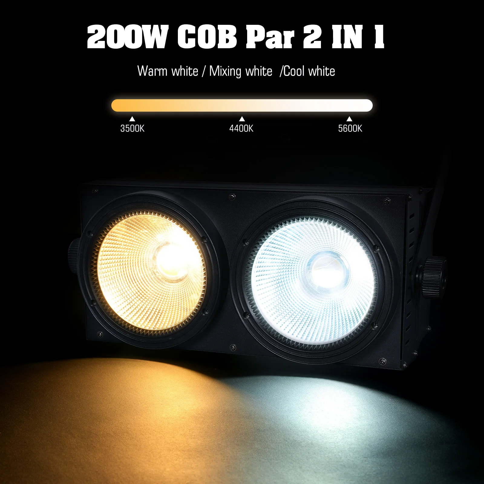 LED Par Light 2PCS 200W For DJ Party