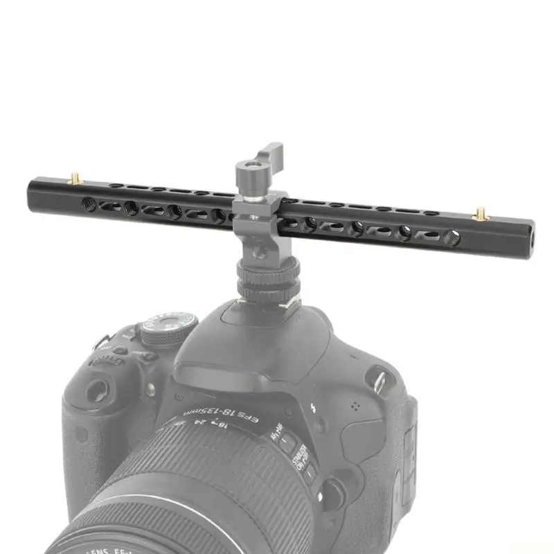 B03F 20CM 알루미늄 DSLR 카메라 장비 15mm 치즈 로드 브래킷 조명용 1/4인치