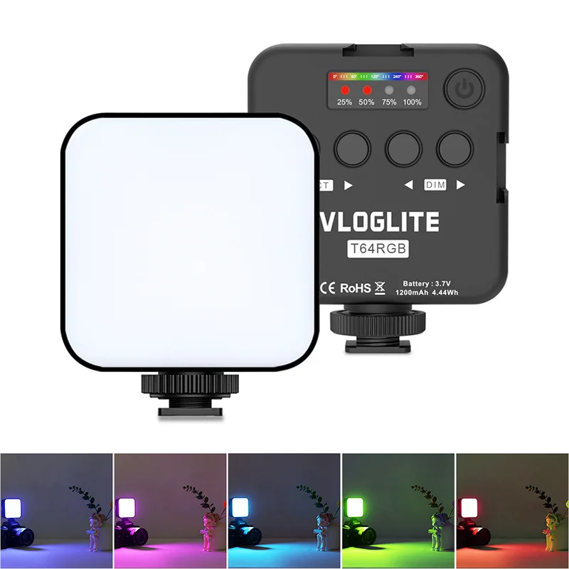 

Mini convenient colorful fill light camera for shooting mobile live streaming dedicated LED multifunctional photography light