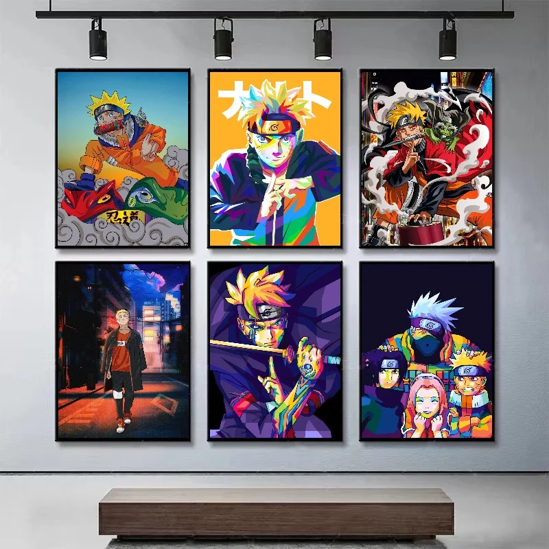 

Anime Character Canvas Painting Itachi UchihaNaruto Sasuke Art Posters Print Mural Picture Home Wall Aesthetic Decorative