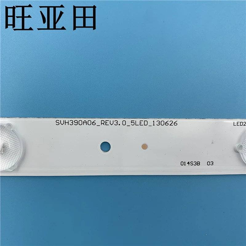 NEW 8PCS 5LED 400mm LED backlight strip For hisense LED39K20JD NS-40D420NA16 SVH390A06 2013CHI400 3228N1 05 REV1.1 R