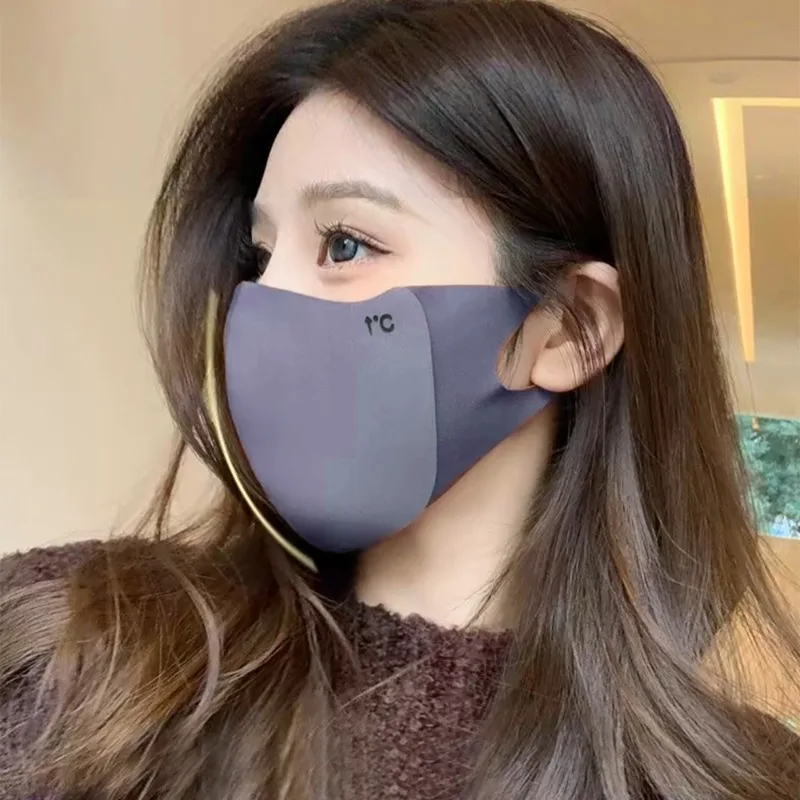 Face Mask Womens Face Scarf Warm Windproof Mask Winter Women Men Solid Color Outdoor Adjustable Sunscreen Cycling Running Fashion Accessories