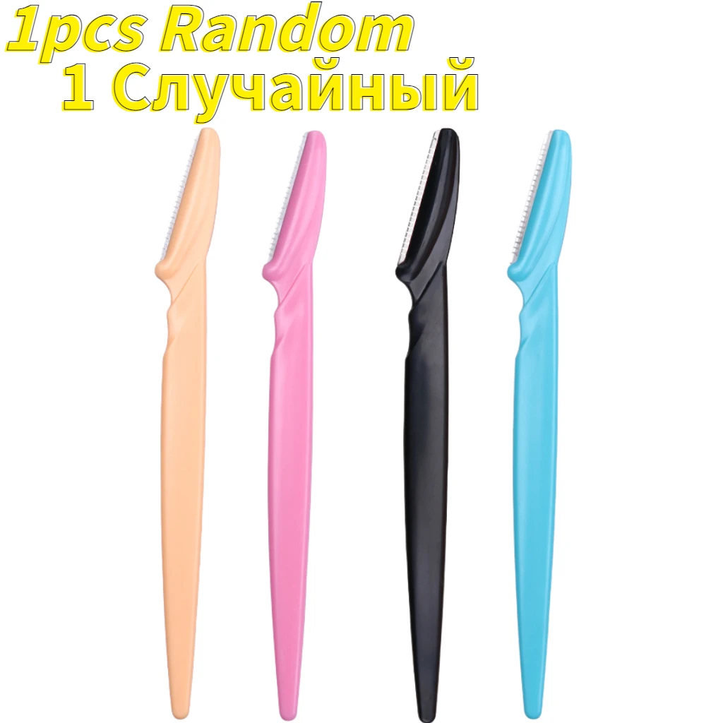 Eyebrow Razor Eyebrow Trimmer Women Face Razor Hair Remover Eye Brow Shaver Blades for Cosmetic Beauty Makeup Tools 1/5/10 Pcs 3
